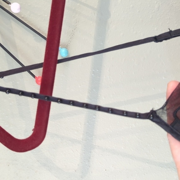 Y2K Victoria's Secret Black Strap Silk Collection Slip Mini Dress Beaded Vtg Y2K - Picture 8 of 11